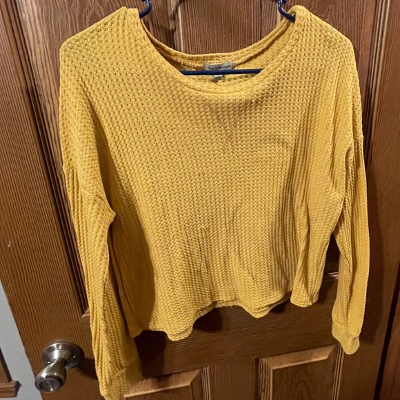 Mustard Yellow Crop Top